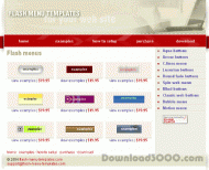 Flash Menu Templates screenshot